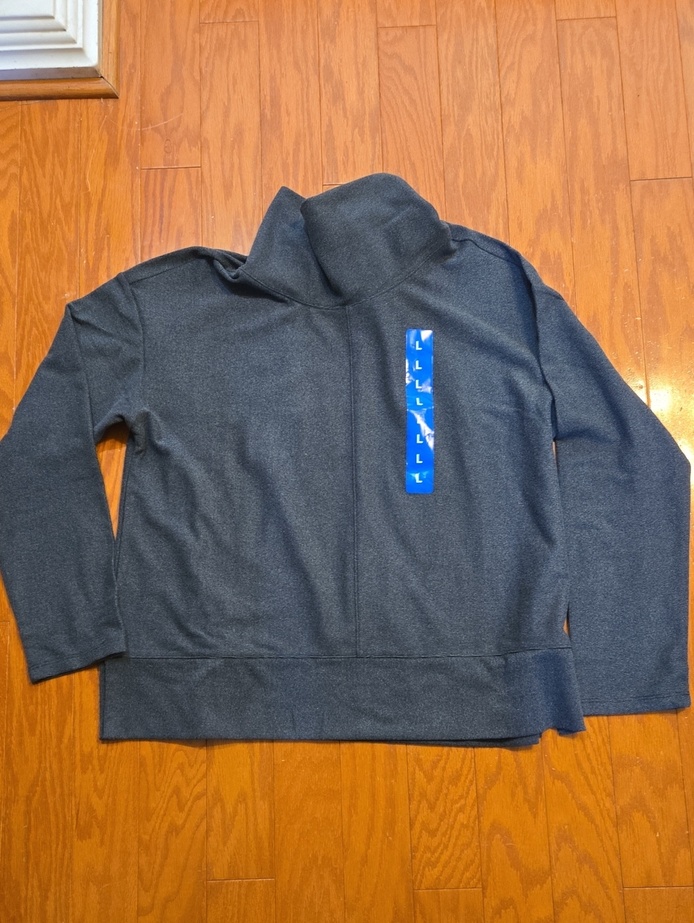 Avalanche Womens Charcoal Mock Neck Pullover Size Large NWT